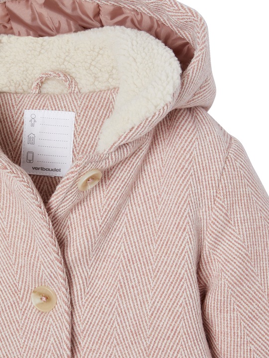 Immagine prodotto Vertbaudet Cappotto da bambina con cappuccio e poliestere riciclato (158)