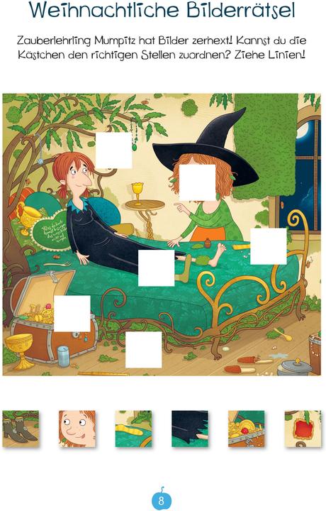 Actual product image Petronella Apfelmus - Zauberstab und Wichteltür. Das grosse Weihnachtsrätselbuch