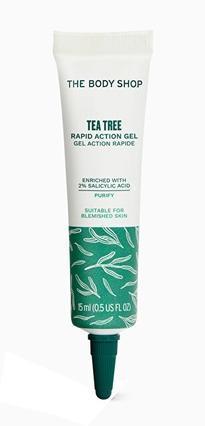 Actual product image Body Shop Tea Tree Night Gel For Skin Imperfections Rapid Action Gel - 15 Ml (15 ml, Night cream)