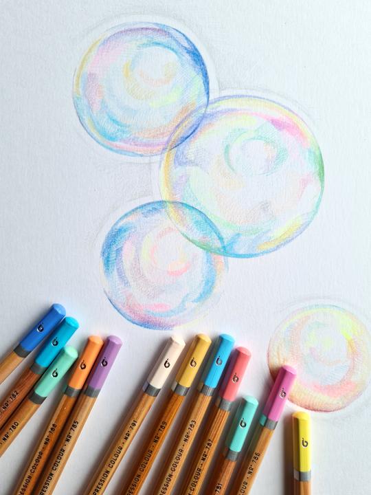 Produktbild Bruynzeel Expression Farbstifte Pastell 12er (12x)