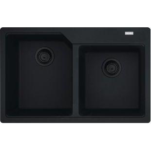 Franke, Lavello, Zlew UBG 620-36-33 czarny mat, czarny odpływ 114.0697.746 (Lavello montato)