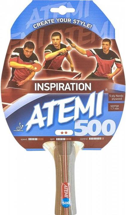 Actual product image Atemi New 500 concave - table tennis bat