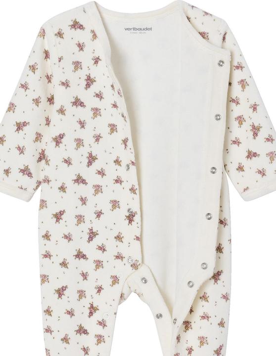 Actual product image Vertbaudet Bio-Kollektion: Baby-Set aus Samt-Strampler & 2 Bodys (86)