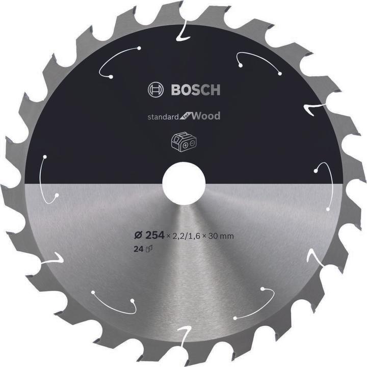 Produktbild Bosch Professional Zubehör PRO Wood cordless Kreissägeblatt, 254 x 2,2 x 30 mm