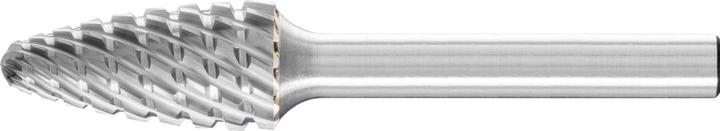 Produktbild Pferd Hartmetall Hochleistungsfrässtift Rundbogen RBF Ø 12x25 mm Schaft-Ø 6 mm TITANIUM für Titan