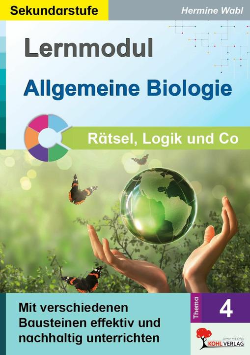 Produktbild Lernmodul 4: Allgemeine Biologie / Rätsel, Logik & Co (Deutsch)