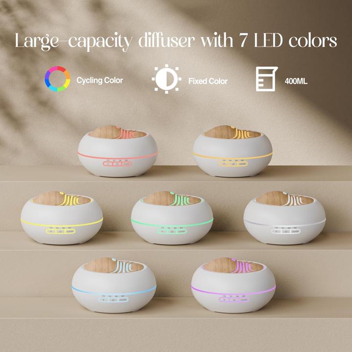 Produktbild Fellhof Aroma Diffuser mit RGB Nachtlicht (400 ml)