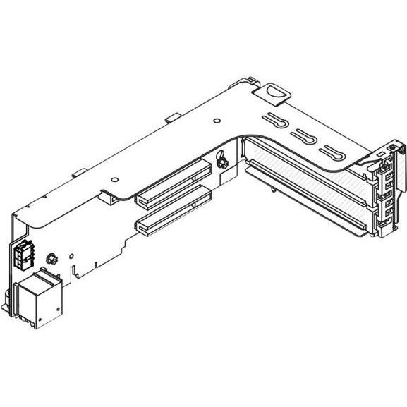 Lenovo ThinkSystem V3 2U x16/x8/x8 PCIe G5 Rise, Server Zubehör
