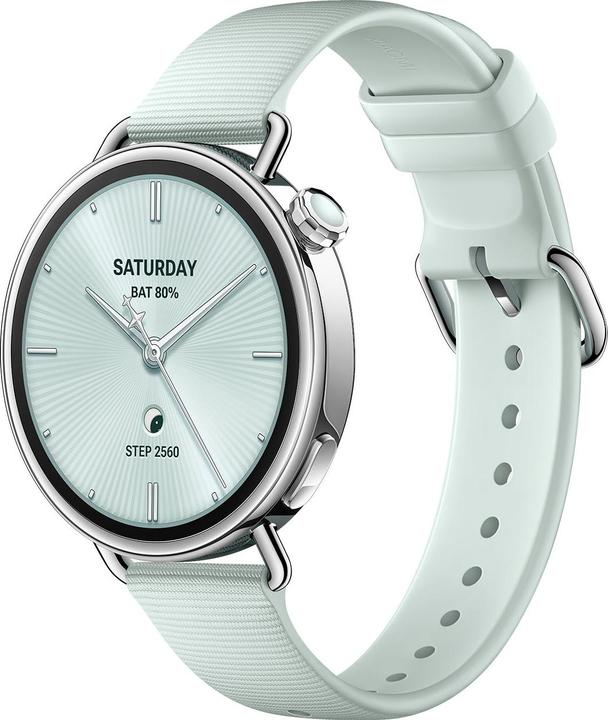Produktbild Xiaomi Watch S4 41mm Fluororubber Strap Mint Green, BHR080CGL (41 mm, Fluororubber)