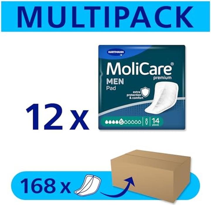 Produktbild MoliCare Premium Herren Einlagen (168 x)