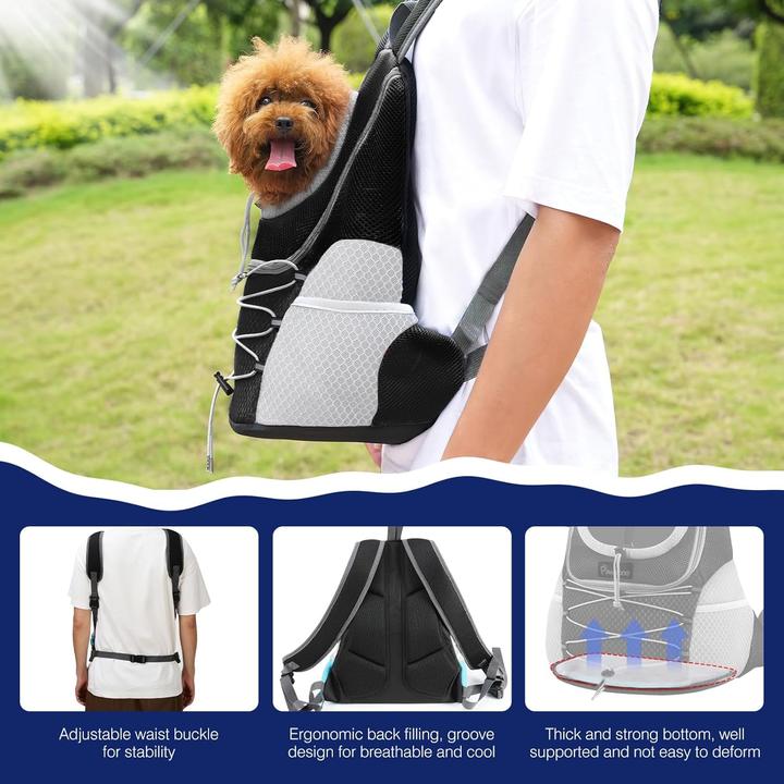 Actual product image Pawaboo Pet backpack (Dog, Breathable)