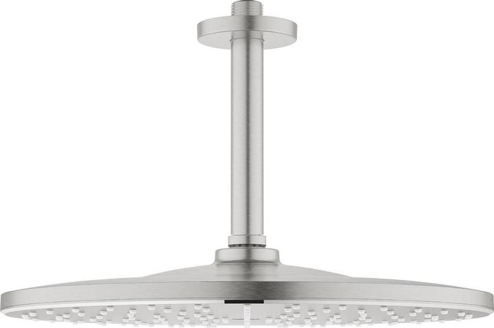 Grohe rainshower mono - hoofddouche, diameter 31 cm, supersteel (1 Beam type, 7.50 l/min)