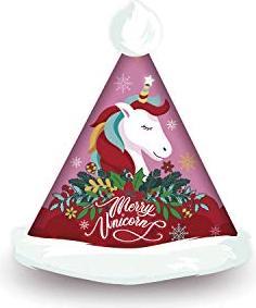 Actual product image Artesania Christmas hat unicorn
