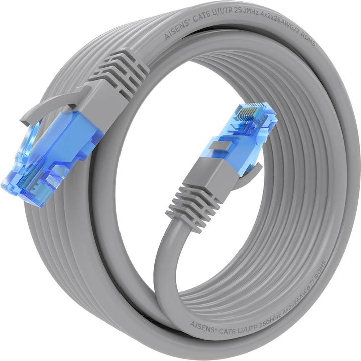 Immagine prodotto Aisens CAVO ROSSO LATIGUILLO RJ45 CAT.6 UTP AWG26 CCA GRIS 4,0M (U/UTP, CAT6, 4 m)