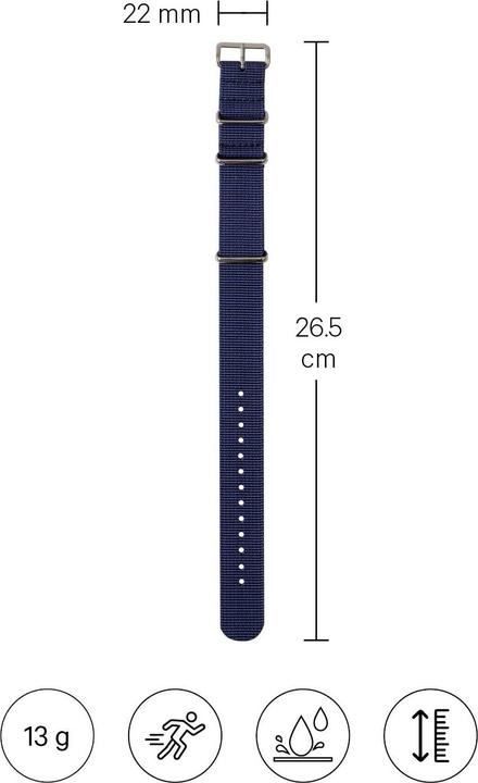 Image du produit Esmée Bracelet de montre / Natostrap (Nylon)