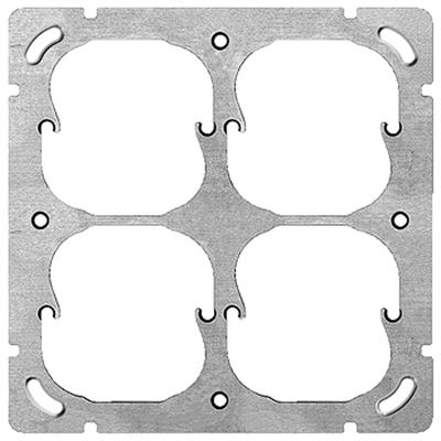 Produktbild Feller Bef.Platte 4fach 2x2, 130x130mm