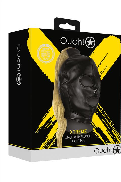 Productafbeelding Ouch! Masker met blonde paardenstaart