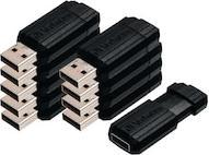 Produktbild Verbatim PinStripe 10er Pack bulk (8 GB, USB-A)