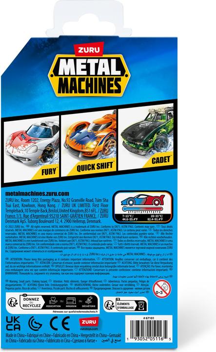 Produktbild Zuru Metal Machines-Car Color Change (3 P