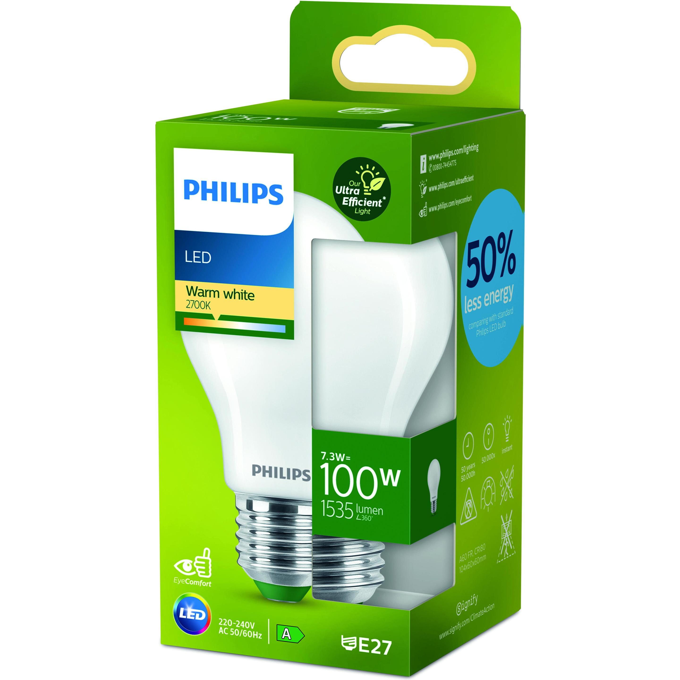 Thumbnail - Philips, Leuchtmittel, LED Classic (E27, 7.30 W, 1535 lm, 1 x, A)