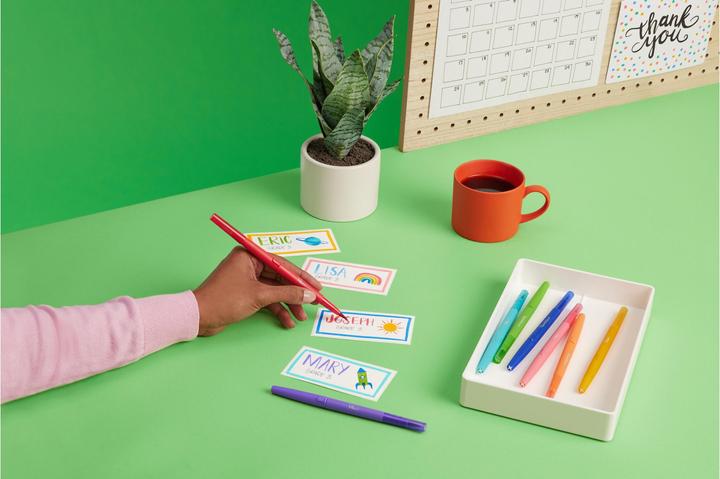 Immagine prodotto Paper Mate Pennarello Flair Dual Medium, 8 pezzi, larghezza riga (Multicolore, 8 x)
