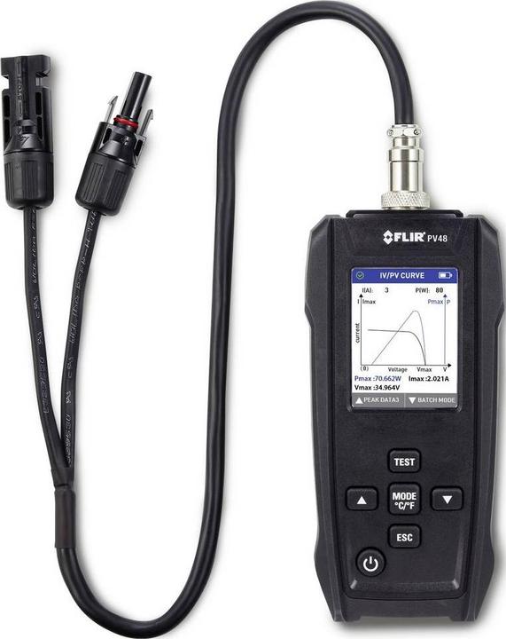 Actual product image Flir Solarpanel-Tester und I-V-Kennlinien-Tracer mit Temperaturmessungen PV48 So