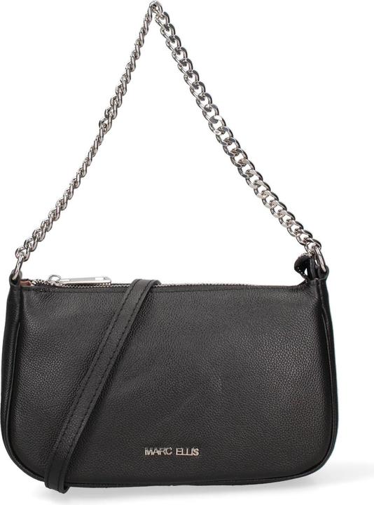 Image du produit Marc Ellis **Damen Schultertasche Made In Italy - Celeste Elite - 100% Leder** - 26.0 X 15.0 X 7.0 Cm