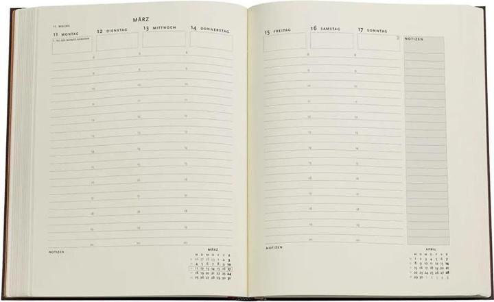 Produktbild Paperblanks Tagesagenda Wildblumen Ultra 1 Woche auf 2 Seiten (18 x 23 cm, 1 Woche / 2 Seiten)