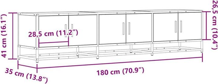 Image du produit vidaXL TV-Schrank (180 x 35 x 41 cm)