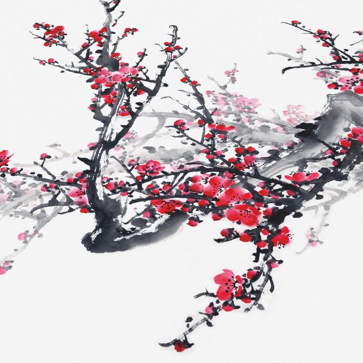 Actual product image Titanwolf Gaming Mouse Pad, 900 x 400mm XXL Speed Gaming Mouse Mat, Mousepad Extra Large Surface, Ink Sakura 2 (XXL)