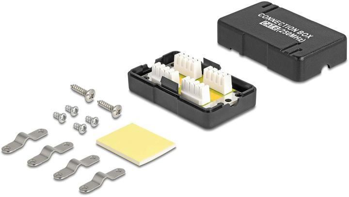 Produktbild Delock Netzwerk Verbindungsbox LSA Cat.6 schwarz (Kabel Verbindungsbox)