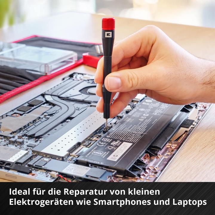 Produktbild Einhell 115040 Bit-Set 114teilig Spanner, JIS, T-Profil, Gamebit, Sim-Eject-Bit (Innensechskant, Spanner Head für Zweilochmuttern)