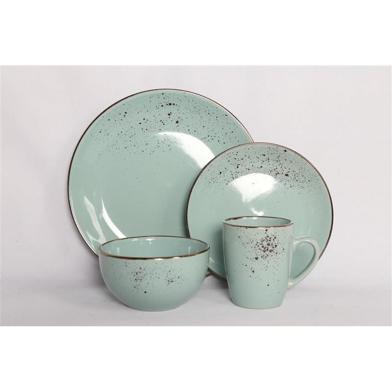Thumbnail - Domoletti Dinner Plate With Speckle Mint 27cm, Teller