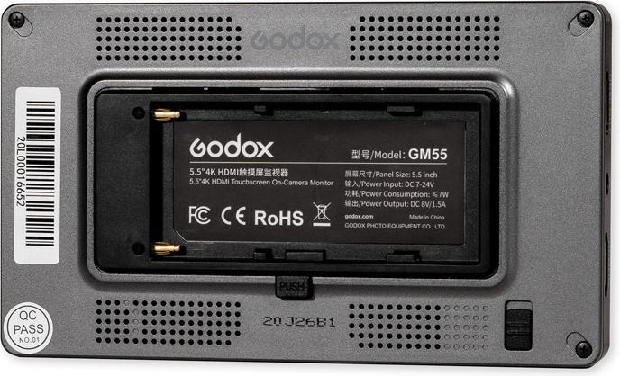 Image du produit Godox Moniteur à écran tactile 5,5 HDMI sur caméra 4K (5.50", Full HD)