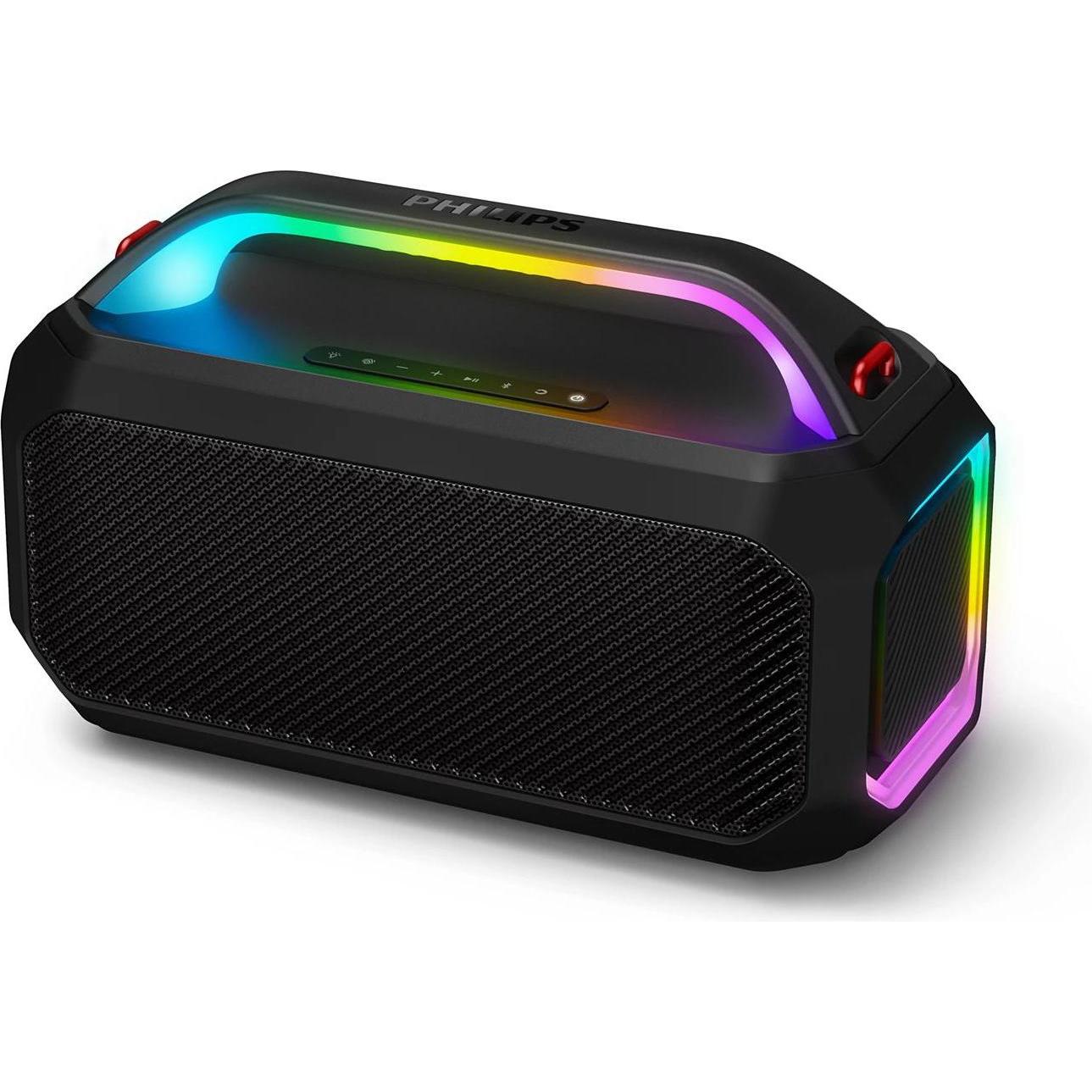 Philips Bluetooth Speaker TAS7000EB/00 Schwarz (24 h, Akkubetrieb), Bluetooth Lautsprecher, Schwarz