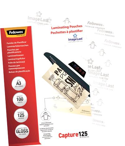 Produktbild Fellowes ImageLast Capture 125 (A3, 100 Stk., 125 µm)