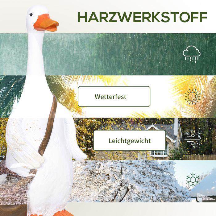 Produktbild Swisshandel24 Pflanztopf "Schwan mit Schulranzen" Design, Übertopf mit Entwässerungsbohrung, für Indoor & Outdoor (18 cm)