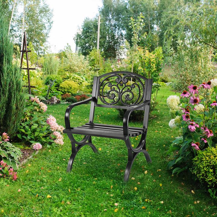 Immagine prodotto Relaxdays Antiker Gartenstuhl aus Metall