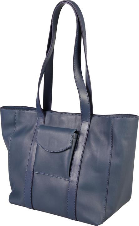 Clairefontaine Lawrence CUIR Sac 25x14x24 cm Bleu -