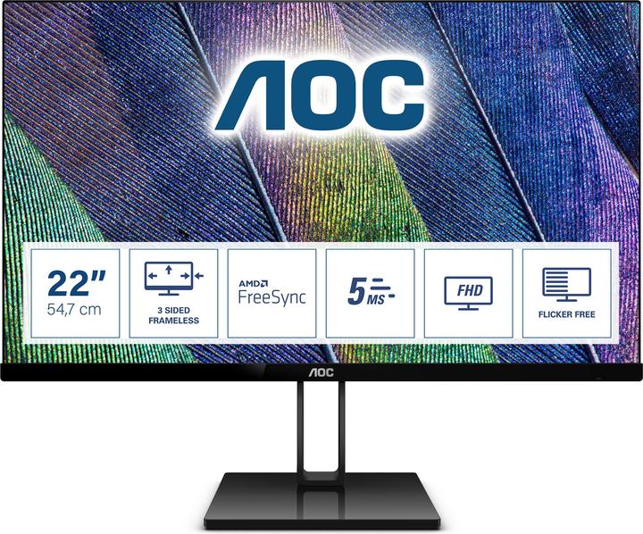 AOC 22v2q (1920 x 1080 Pixel, 21.50")
