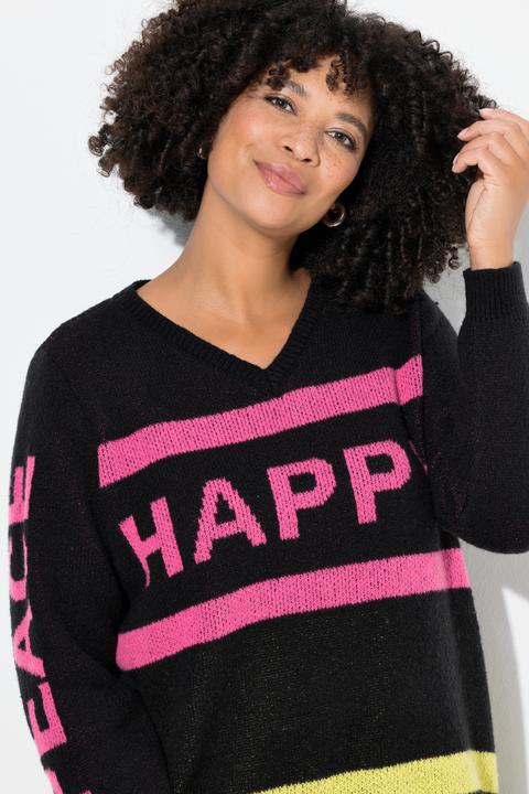 Image du produit Angel of Style Pull Happy avec messages, coupe Straight Fit (54)