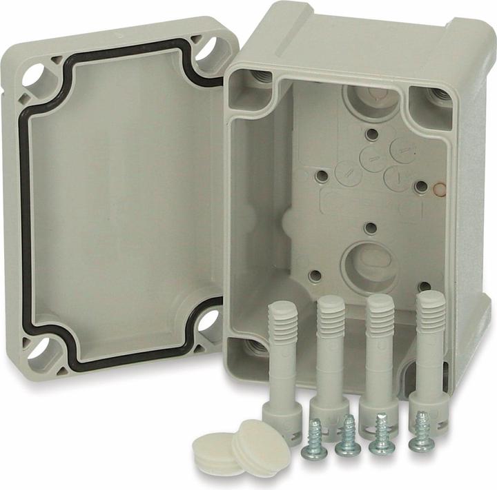 Produktbild Fibox Gehäuse grauer Deckel IP65 95x65x60mm (Gehäuse)