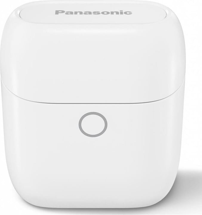 Actual product image Panasonic True wireless earphones RZ-B100WDE-W in-ear, white (No noise cancelling, 4 h, Wireless)