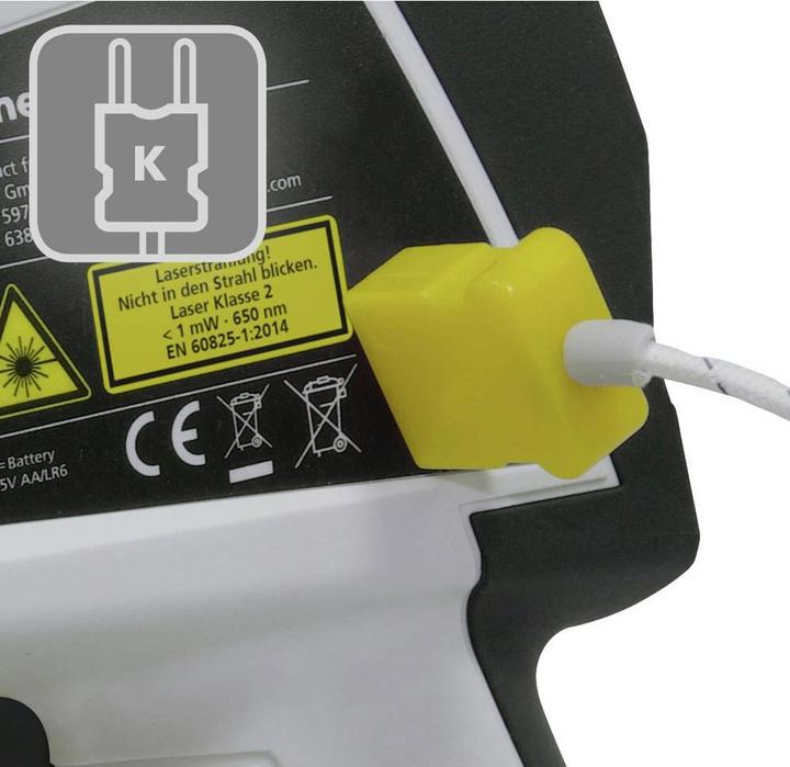 Produktbild Laserliner Infrarot-Thermometer ThermoSpot XP (-40°-1500°C50:1, K-type, USB, BLE)