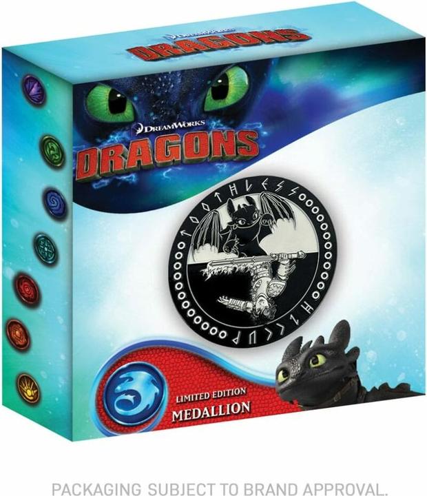 Produktbild Fanattik Dragons médaillon Limited Edition