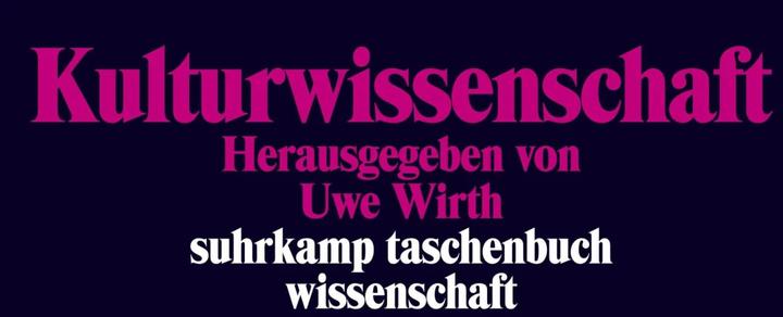 Produktbild Kulturwissenschaft (Deutsch, Uwe Wirth, 2008)
