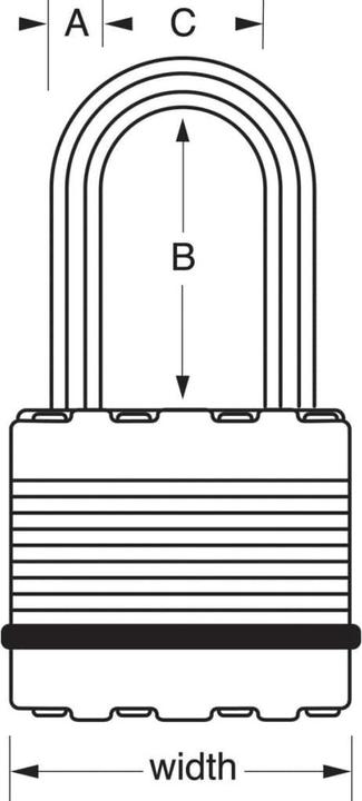 Produktbild Master Lock Excell M15EURDLF