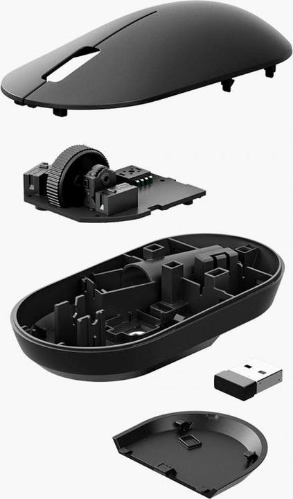 Actual product image Xiaomi Wireless Mouse Lite 2, Black (Wireless)
