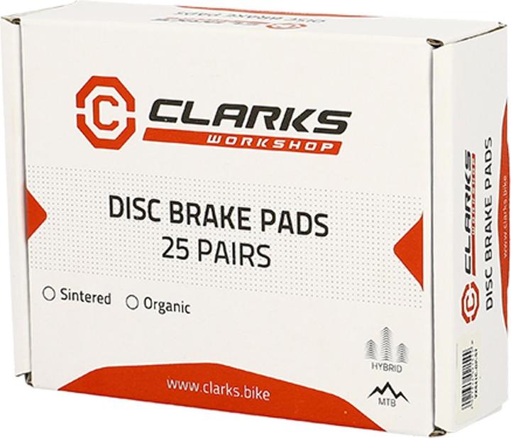 Image du produit Clarks Plaquettes de frein pour Avid/SRAM (Avid Elixir 1, 3, 5, 7, Elixir R, Elixir CR, SRAM (Avid, SRAM, Organique)
