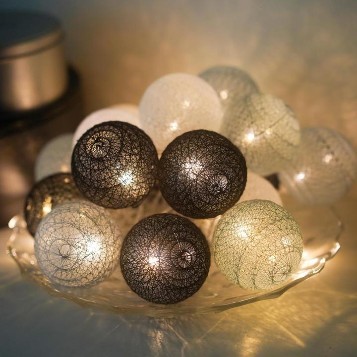 Ciskotu LED Lampions-Lichterkette mit, 20 LEDs (3.80 m)